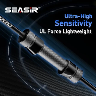 Seasir Riveria BFS Ultralight Spining Baitcasting Fishing Rod ,FUJI O เซรามิคคู่มือแหวน ,30T+40T ผ้าคาร์บอน ,1.5M-1.98M UL, Lure น้ําหนัก 2-7g Fishing Pole