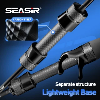 Seasir Riveria BFS Ultralight Spining Baitcasting Fishing Rod ,FUJI O เซรามิคคู่มือแหวน ,30T+40T ผ้าคาร์บอน ,1.5M-1.98M UL, Lure น้ําหนัก 2-7g Fishing Pole
