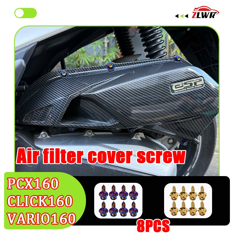 ZLWR Honda PXC160/click160 ผลิตจากอะลูมิเนียมอัลลอย ทนทานต่อรอยขีดข่วน ทนต่อการสึกหรอ ทนสนิม และการก