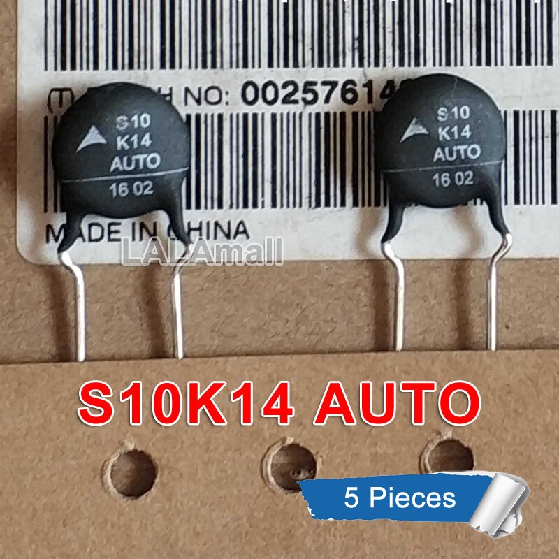 5pcs S10 K14 AUTO S10K14AUTO B72210S1140K561 22V Vartor Circuit Protection ใหม่ Original