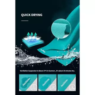 Naturehike Quick Drying Towel Portable Breathable Bath Towel Beach Camping Hiking Swimming Sports