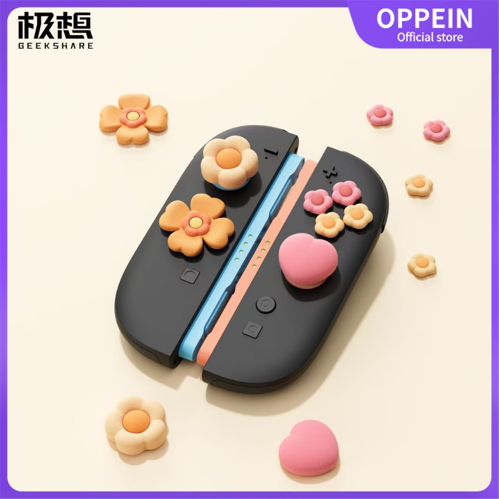 [GeekShare] Switch 2 : ชุดครอบ ปุ่ม JoyCon Nintendo Switch 2 Dpad ครอบปุ่ม จอยคอน ABXY ครบชุด ติดง่าย