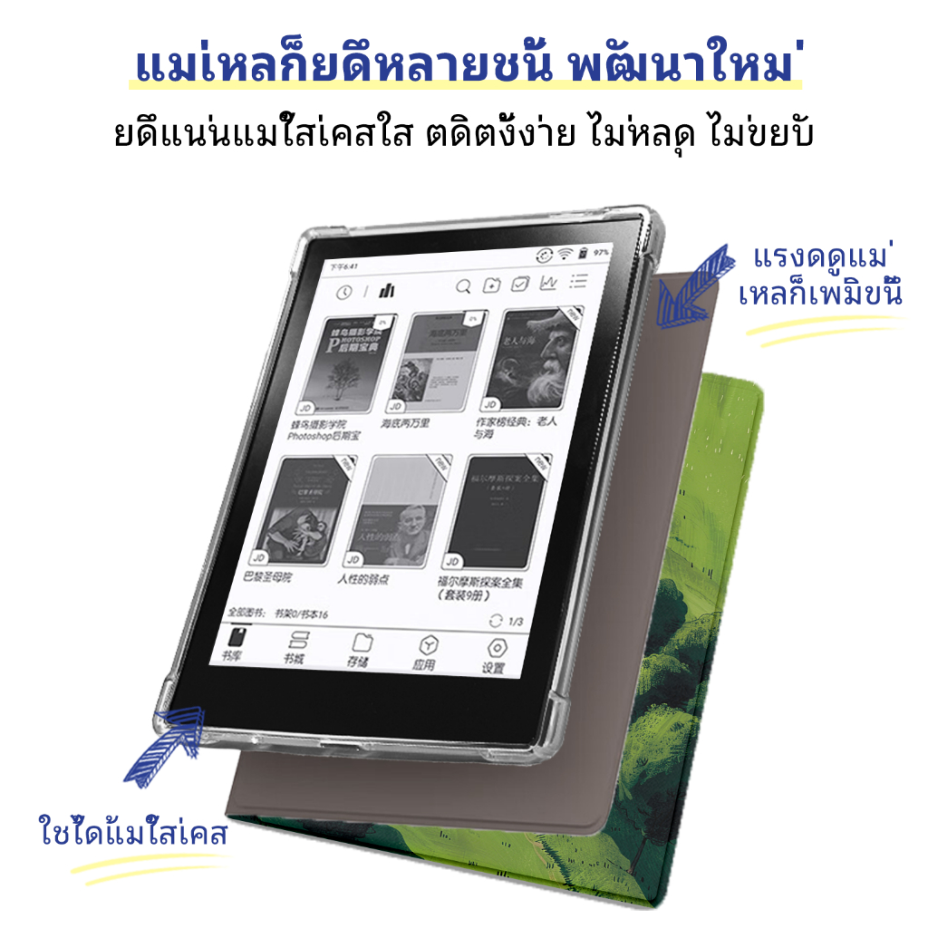 Twosheep เคสแม่เหล็กแยกชิ้น สำหรับ Boox Go6 / Poke6 / รูปที่ 2