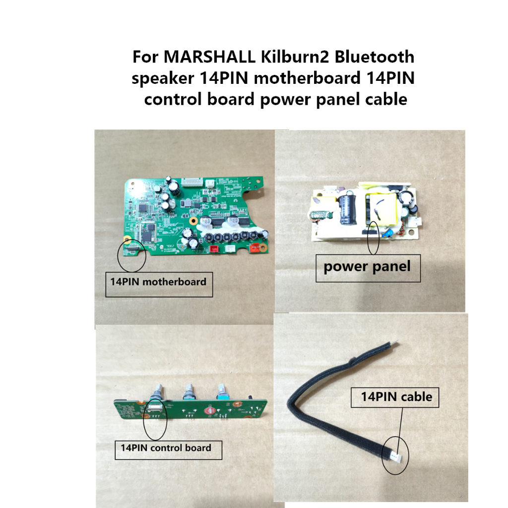 สําหรับ MARSHALL Kilburn2 ลําโพงบลูทูธ 14PIN เมนบอร์ด 14PIN บอร์ดควบคุมสายไฟแผงอะไหล่เดิม