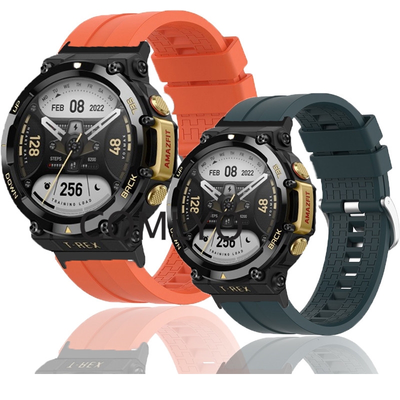 For Amazfit T-rex 2 T rex 2 สายนาฬิกาข้อมือซิลิโคน แบบนิ่ม สําหรับ