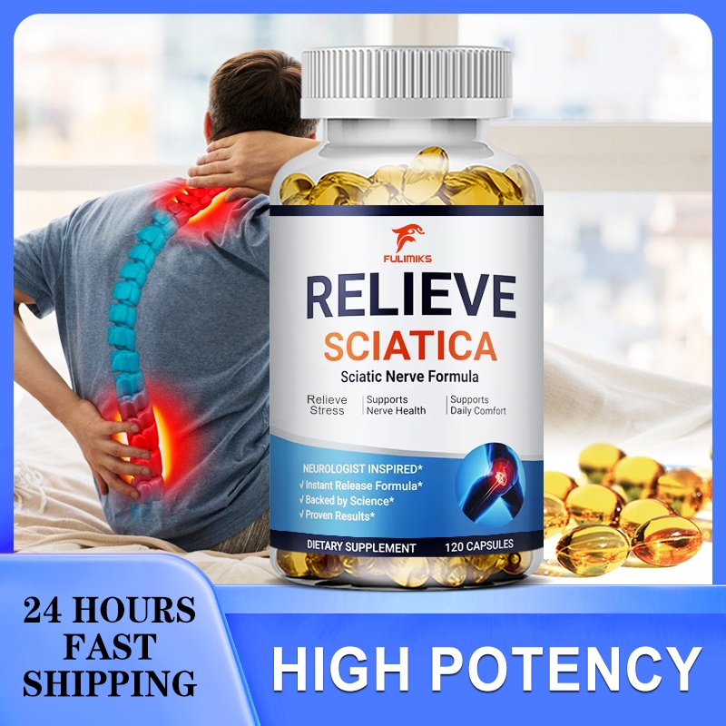 บรรเทาSciatica CapsuleSoothingอาหารเสริมวิตามินธรรมชาติR-Alaรูปแบบมีวิตามินหลากหลาย 2 B9 B6 B12 - Lo