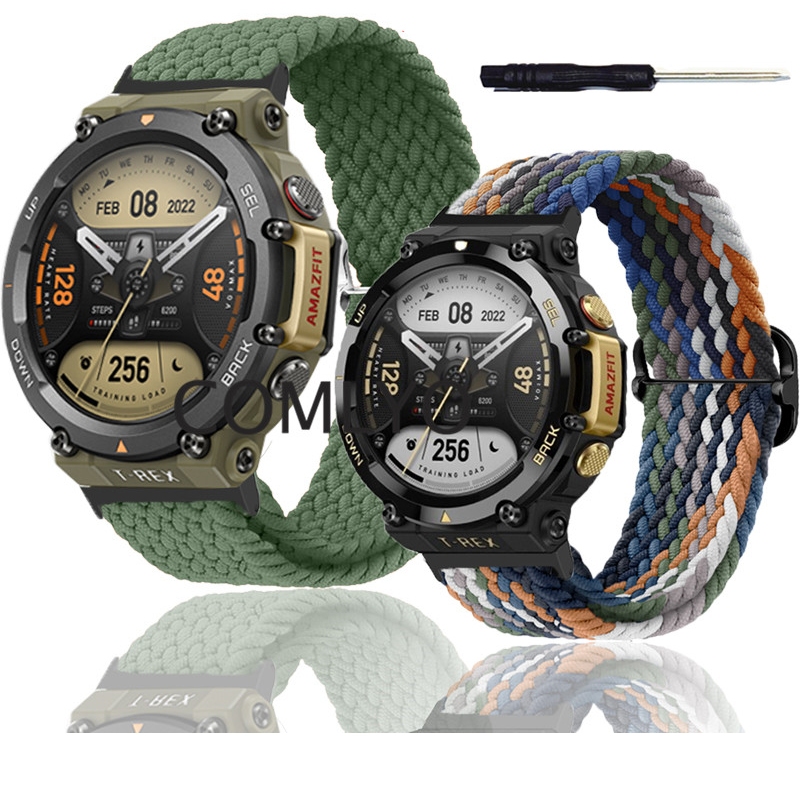 For Amazfit T-rex 2 T rex 2 สายนาฬิกาข้อมือไนล่อน แบบนิ่ม สามารถปรับได้ สําหรับ