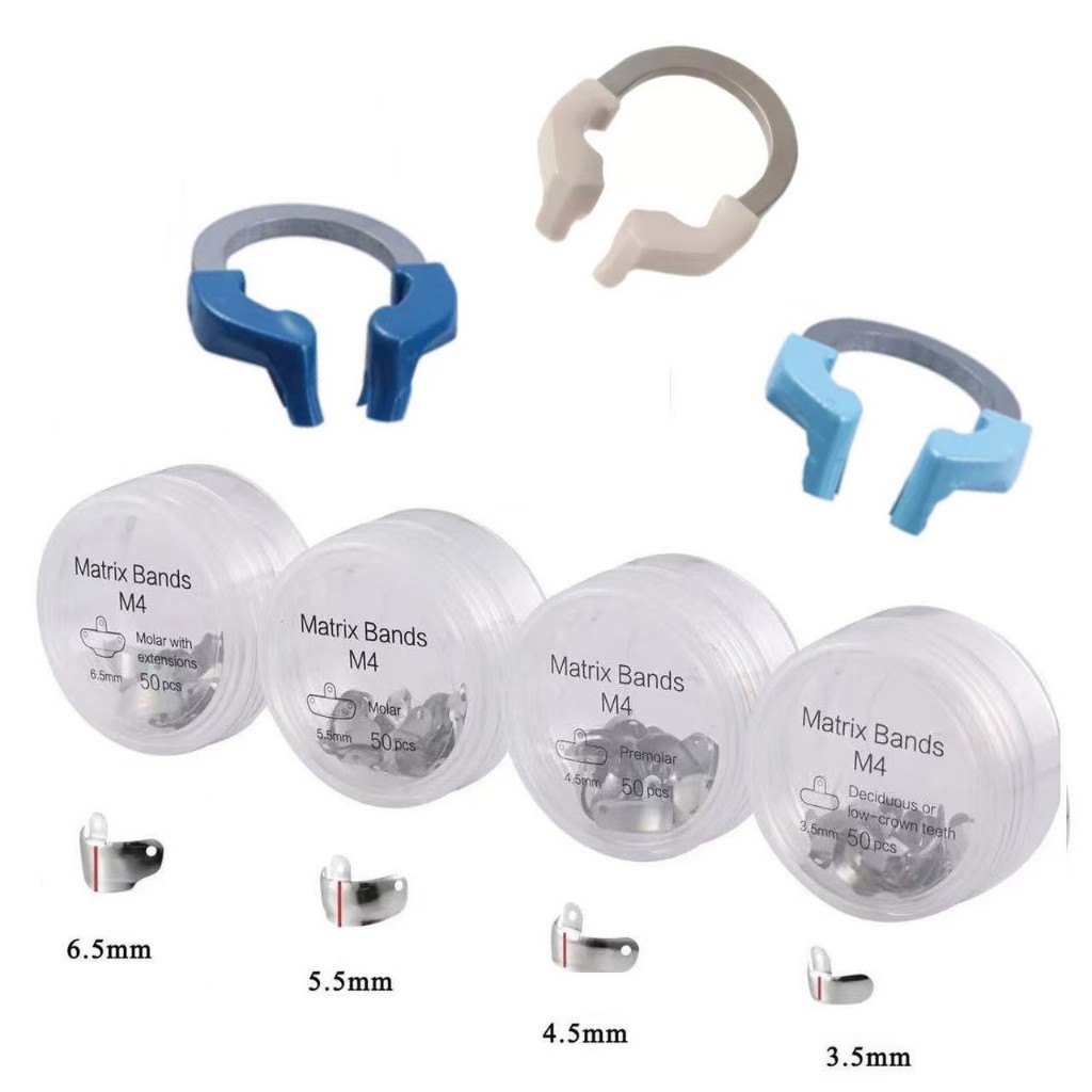 Matrix Bands Metal Matrices Clamp Ring Sectional Contoured Matrix System Clamping Titanium Alloy