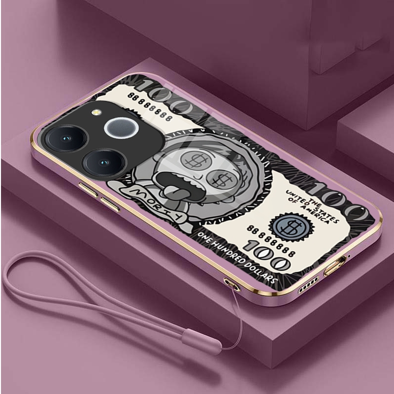 Realme 15T 15 T การออกแบบการ์ตูน Square TPU ฝาหลัง Modi Candy Color Dollar Soft Case