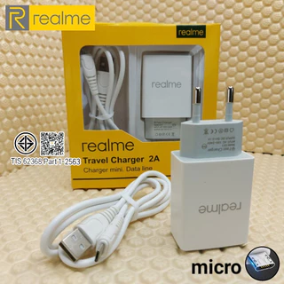 ที่ชาร์จไมโคร Realme C11 5V-2A 10W VOOC ชาร์จเร็ว หัวชาร์จ สายชาร์จเร็ว ของแท้