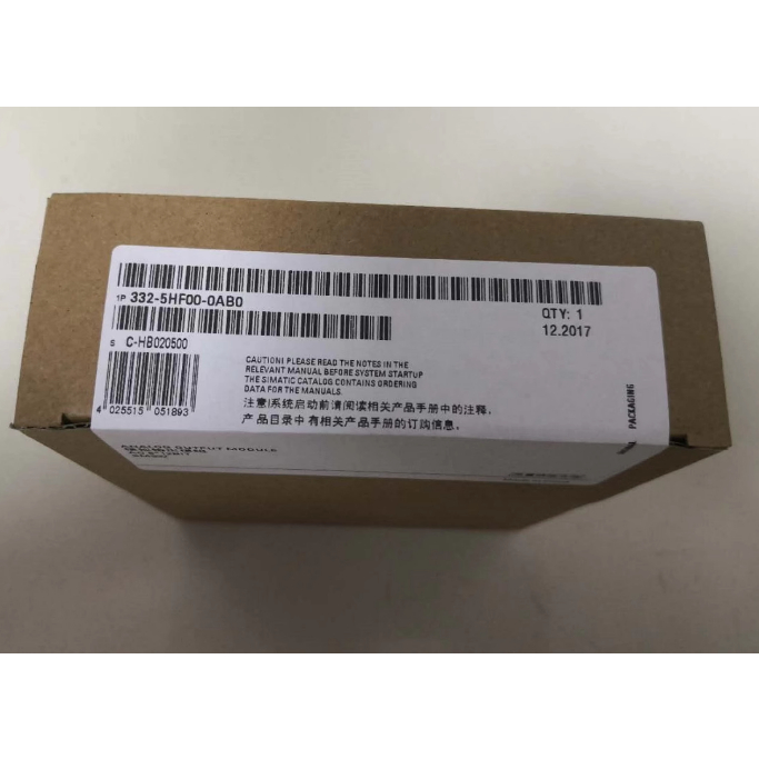 Siemens Module 6ES7 332-5HF00-0AB0 6ES7332-5HF00-0AB0 ขาย