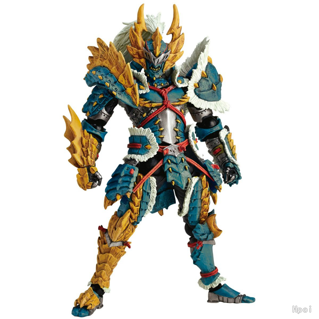 kaiyodo Amazing Yamaguchi Revoltech Monster Hunter Male Blademaster Jinouga Armor