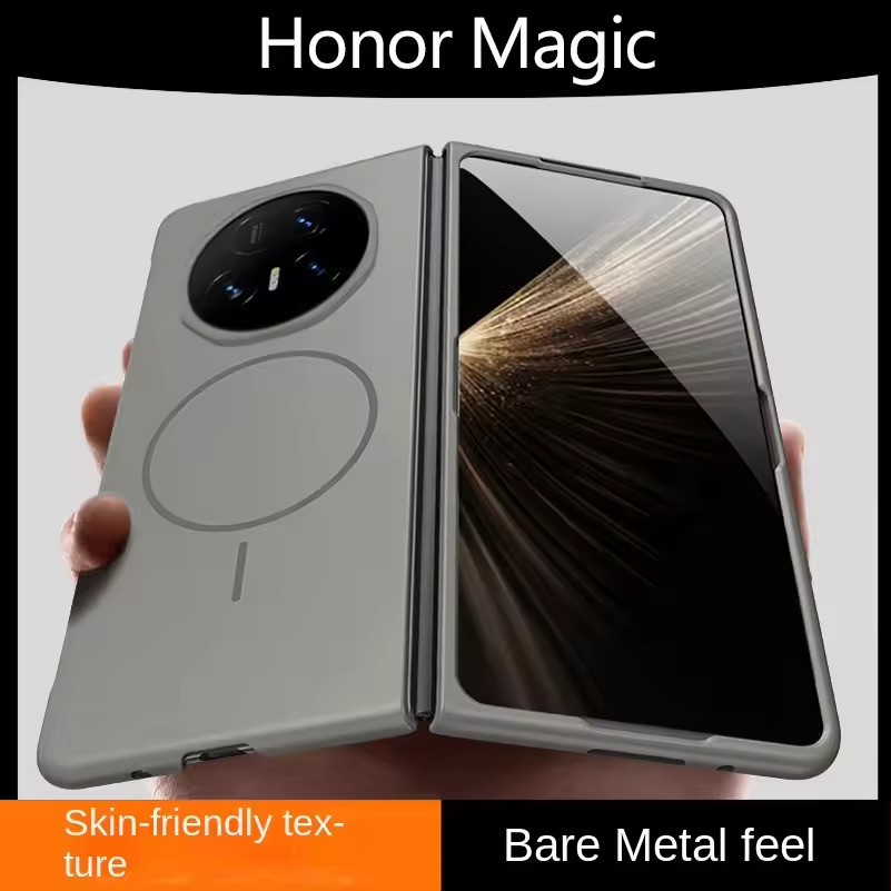 Slim Bezel-less ผิวรู้สึกบางแม่เหล็กแหวนสําหรับ Honor Magic V5 Magic V3 V2 Magic Vs 3 Vs2 ไร้สายชาร์จกล้องป้องกันฝาครอบ