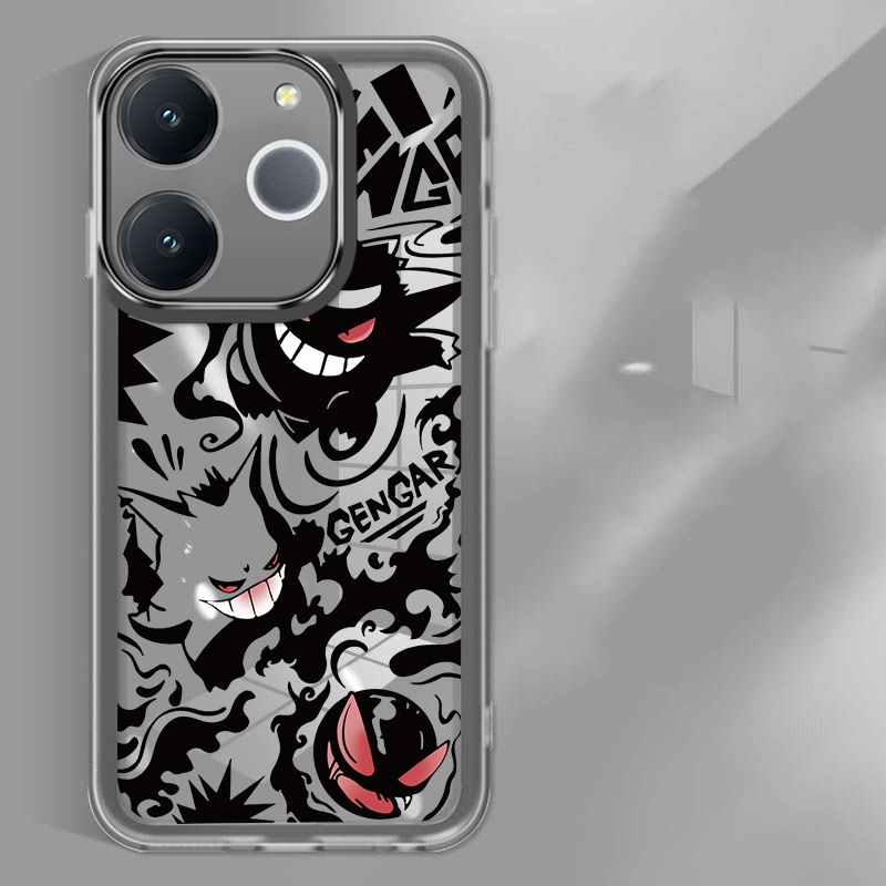 Realme Note 70 Note70 Pokemon Monster Case Clear Shell Gengar Protetora Cover
