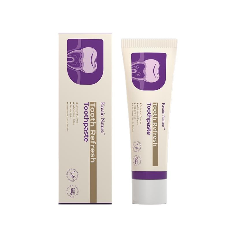 ยาสีฟัน Kreain Nature ทําความสะอาดฟันอย่างอ่อนโยน Fresh Breath Care ยาสีฟันในช่องปาก