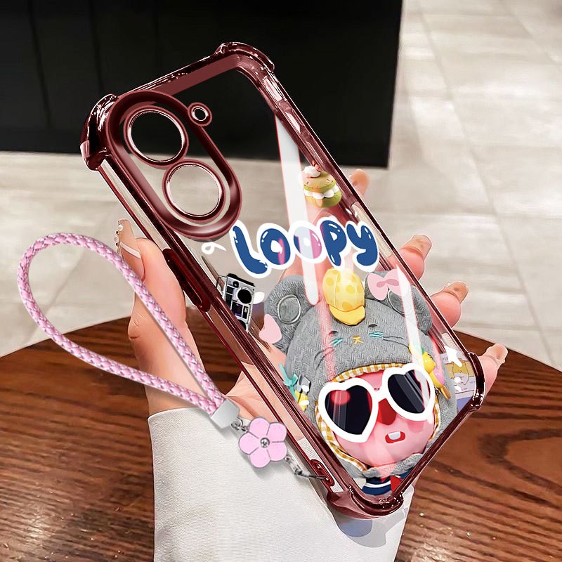 YBD เคสโทรศัพท์สําหรับ Redmi A7 Pro A5 Turbo 4 Pro Xiaomi POCO F7 POCO C71 4G การ์ตูนแว่นตากันแดดAnti Fall Full Protection Clear ฝาหลัง