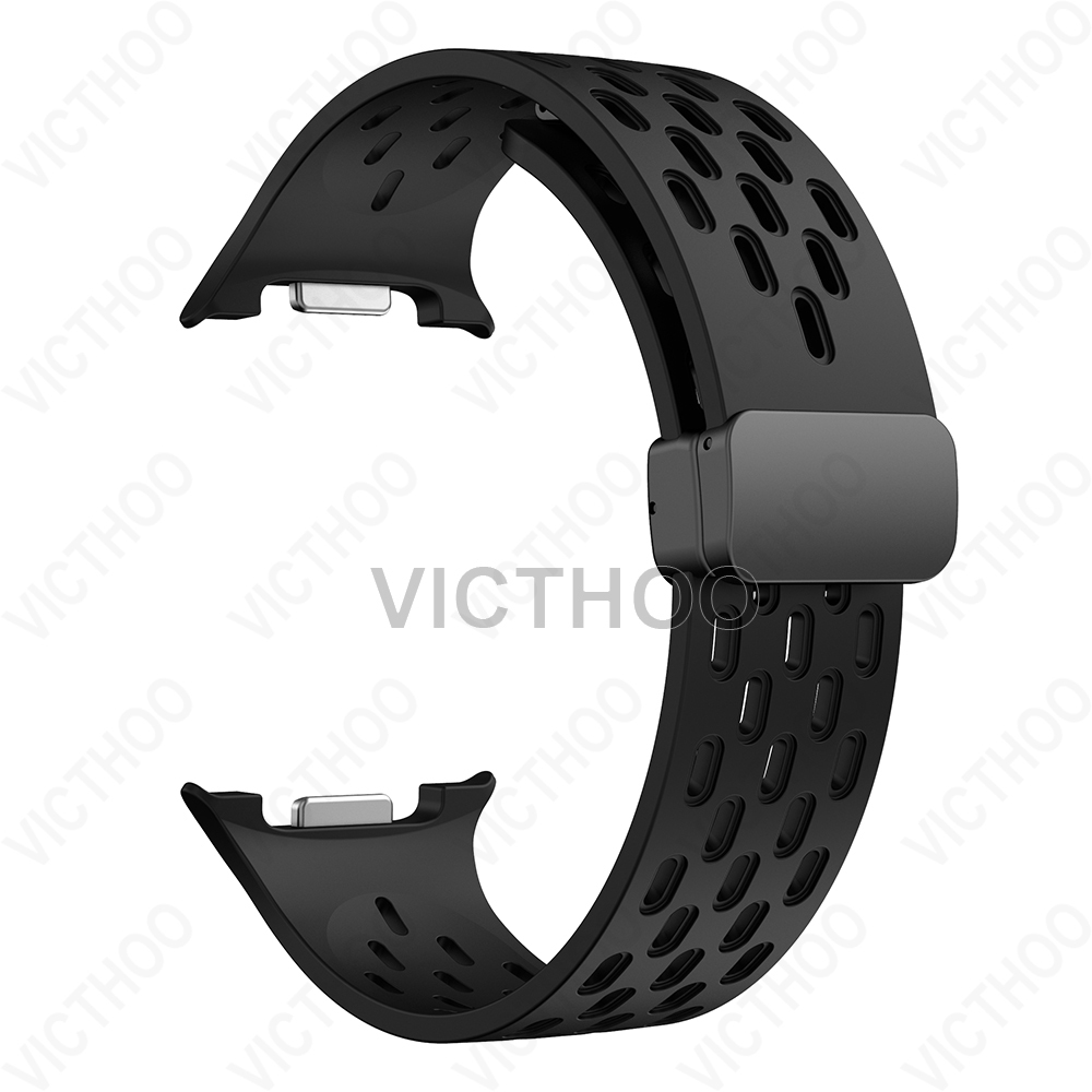 สายรัดข้อมือซิลิโคนสำหรับ Galaxy Watch 8 44mm 40mm Classic 46mm ราคา ถูกที่สุด ดีลบีเคเค แกลเลอรีภาพที่ 7