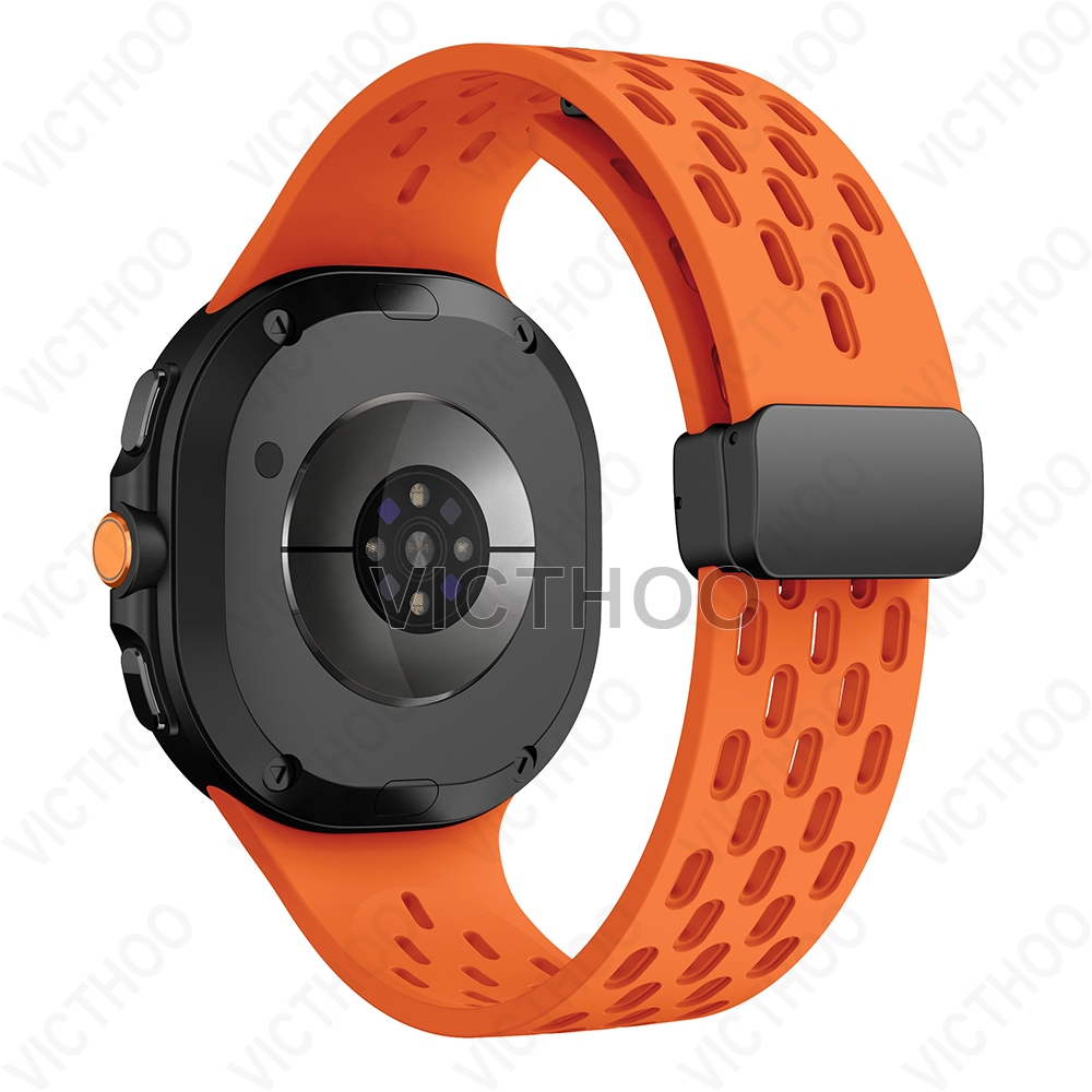 สายรัดข้อมือซิลิโคนสำหรับ Galaxy Watch 8 44mm 40mm Classic 46mm ราคา ถูกที่สุด ดีลบีเคเค แกลเลอรีภาพที่ 4