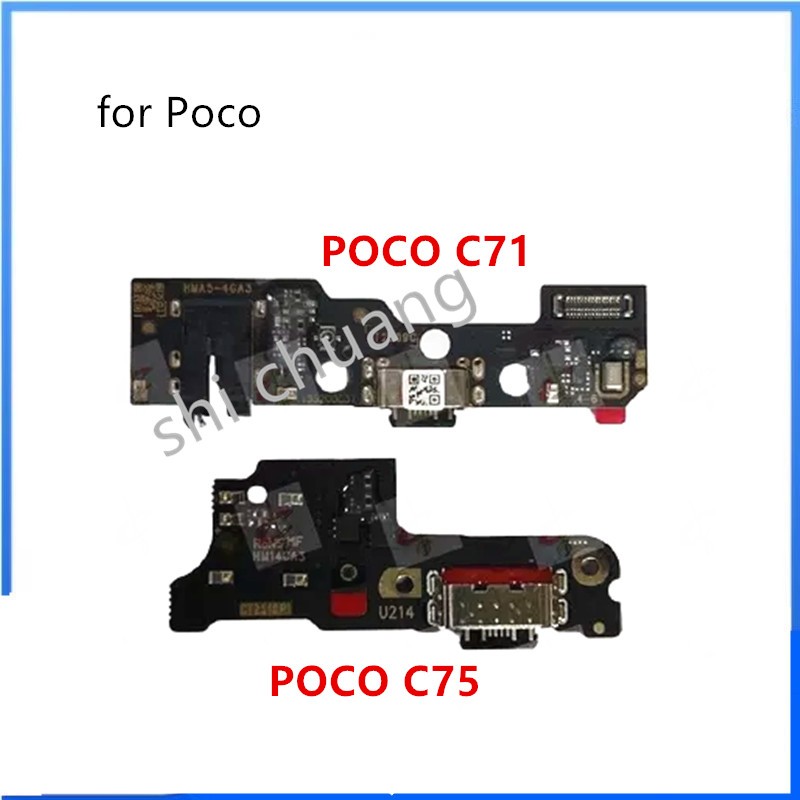 พร้อม ic แท่นชาร์จสําหรับ Poco C71 C75 4G 5G
