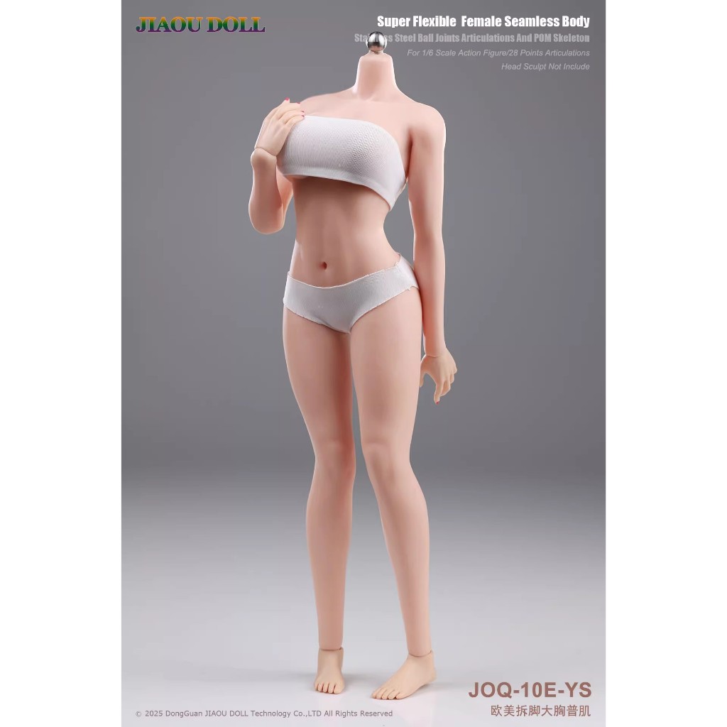 JIAOU DOLL ยุโรปและอเมริการุ่นที่ 3 เคลื่อนย้ายได้ร่างกายพลาสติกตุ๊กตา 1/6 ทหารหญิง