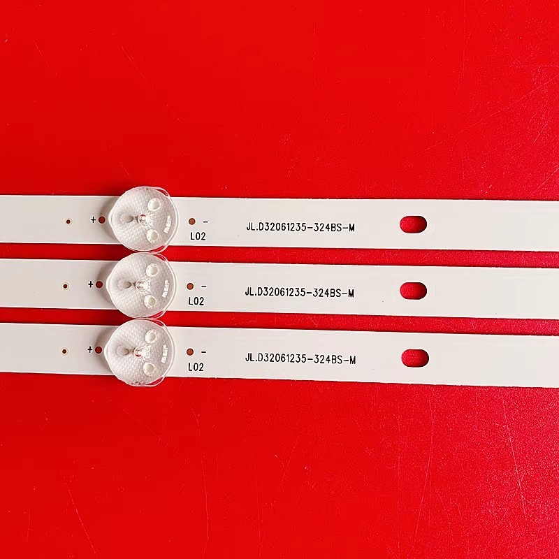 แถบไฟ 32 นิ้ว JL.D32061235-324BS-M แถบไฟ 6 ไฟ 3 หลอดทีวี LCD ยี่ห้อ TV