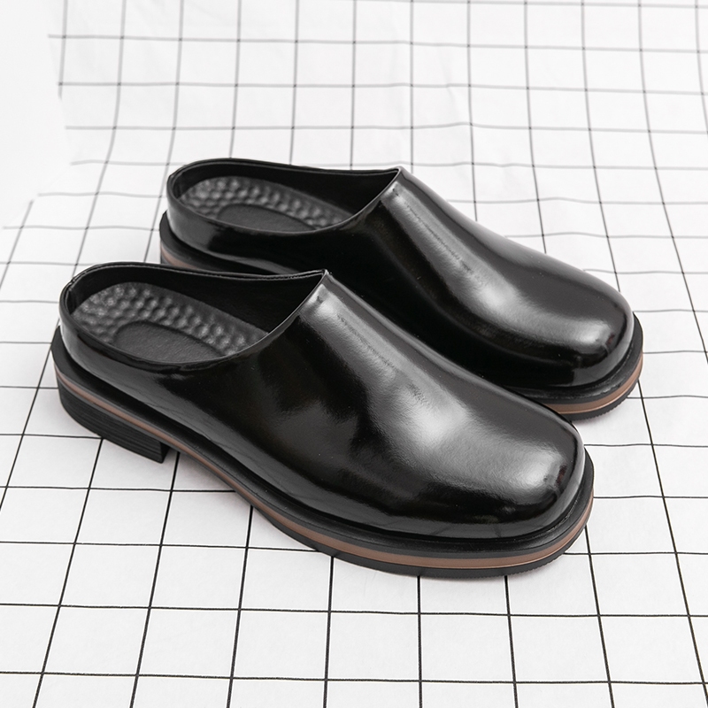 Retro Classic Men Loafer รองเท้าขับรถธุรกิจทํางานไม่ลื่นออกแบบสํานักงานคุณภาพดีทนทาน