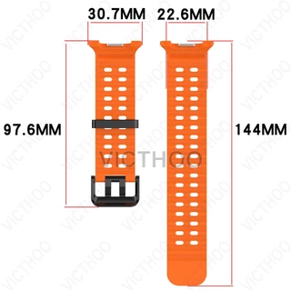 สายรัดข้อมือซิลิโคนหายอาย Loop สายรัดนาฬิกาอุปกรณ์เสริมสำหรับ Galaxy Watch 8 44mm 40mm Classic 46mm