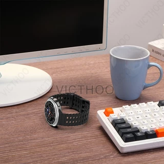 สายรัดข้อมือซิลิโคนหายอาย Loop สายรัดนาฬิกาอุปกรณ์เสริมสำหรับ Galaxy Watch 8 44mm 40mm Classic 46mm