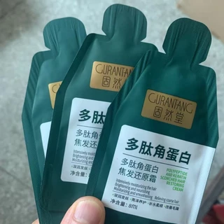 Gurantang Peptide Keratin Restoring Cream Keratin Hair Mask Conditioner Nourishing Repair Improving Frizz Softening Hair Care