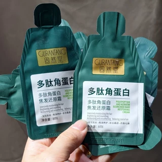 Gurantang Peptide Keratin Restoring Cream Keratin Hair Mask Conditioner Nourishing Repair Improving Frizz Softening Hair Care