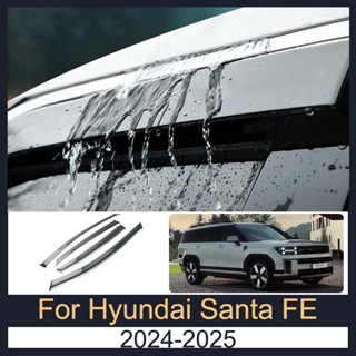 กันสาด Hyundai Santa FE 2024 2025 กันสาดรถยนต์ นหนาพิเศษ คิ้…