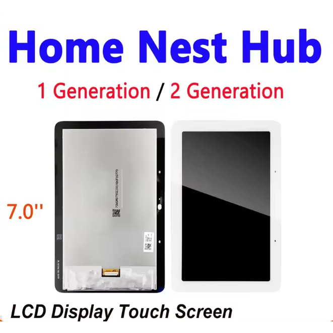 7.0 สําหรับ Google Home Nest Hub 1 รุ่น/2 รุ่นจอแสดงผล LCD Touch Screen Digitizer Assembly Replacement Parts
