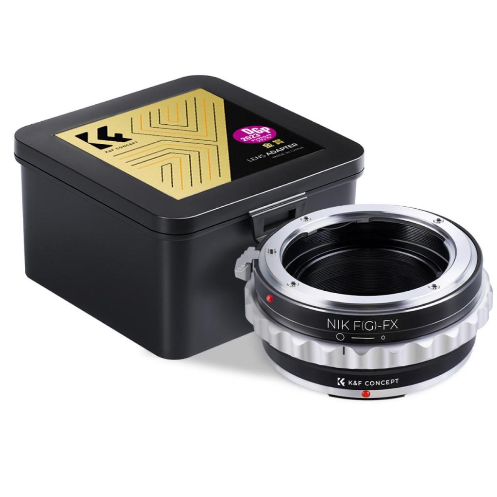 อะแดปเตอร์เลนส์แนวคิด K&F เลนส์เมาท์ AI G AF-S ไปยังอะแดปเตอร์ Fuji FX FIT Pro XT4 X-M1 X-A1 X-E1...