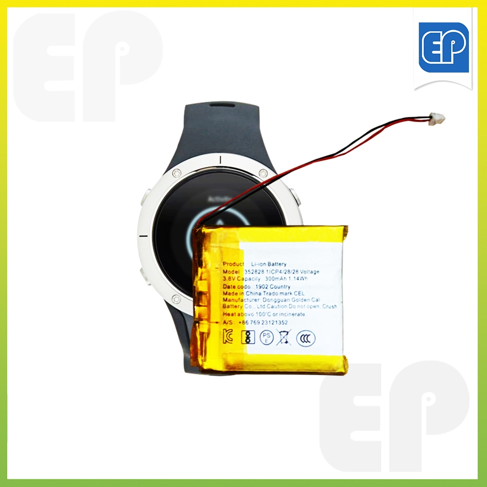 ใหม่ ใหม่ 352828 เปลี่ยนแบตเตอรี่สําหรับ Suunto Spartan Trainer ข้อมือ HR GPS SmartWatch 300mAh