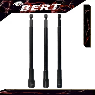 BERT🇹🇭｜1/4" - ชุดลูกบล็อกหัวแม่เหล็ก บล็อกขันสกรูปลายสว่าน หัวบล็อกยิงน็อต แบบสวมเร็ว ชุดปลอกไขควงไฟฟ้า ซ็อกเก็ตหกเหลี่ยม ขนาดยาว