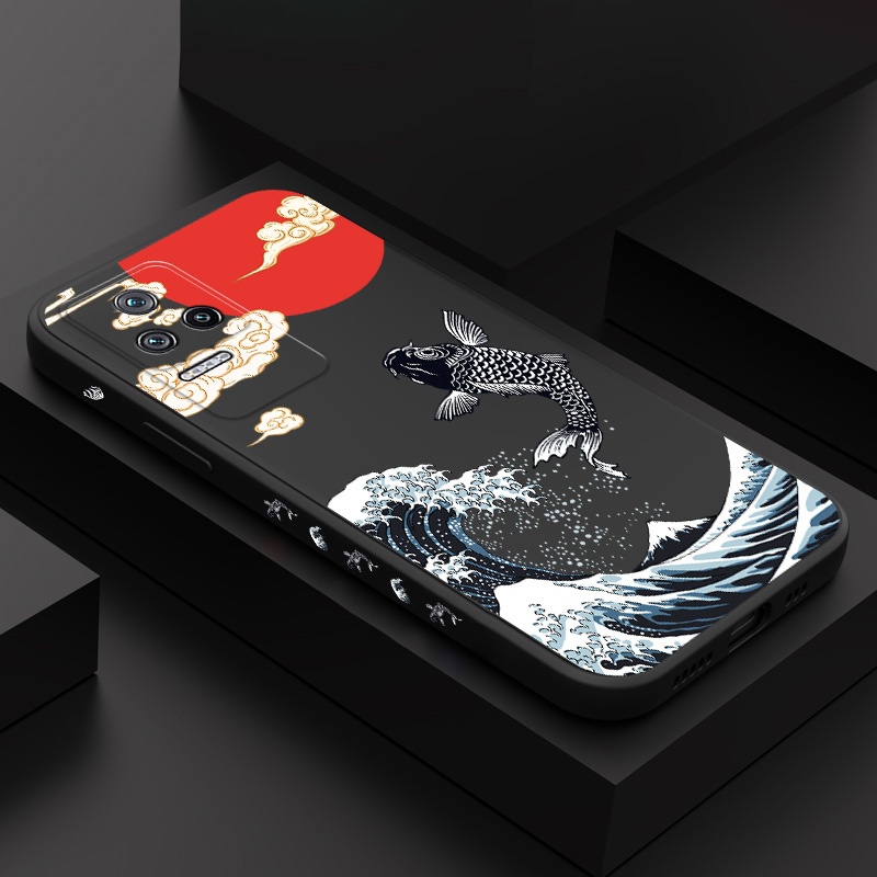 Ocean ปลาคาร์พเคสโทรศัพท์สําหรับ Xiaomi Poco M4 F4 X4 F3 F2 X3 M3 PRO NFC 4G 5G GT การออกแบบสร้างสรร