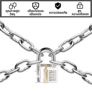 ชุดล็อคการปฏิบัติ Visible Cutaway โปร่งใส Keyed Padlock การฝึกอบรม Skill Lock Pick Set สําหรับผู้เริ่มต้น