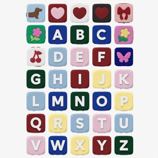 ใส่ถนนตัวอักษรซิลิโคนสไตล์เดียวกันสามารถจับคู่ตัวอักษรฟรีสํา…