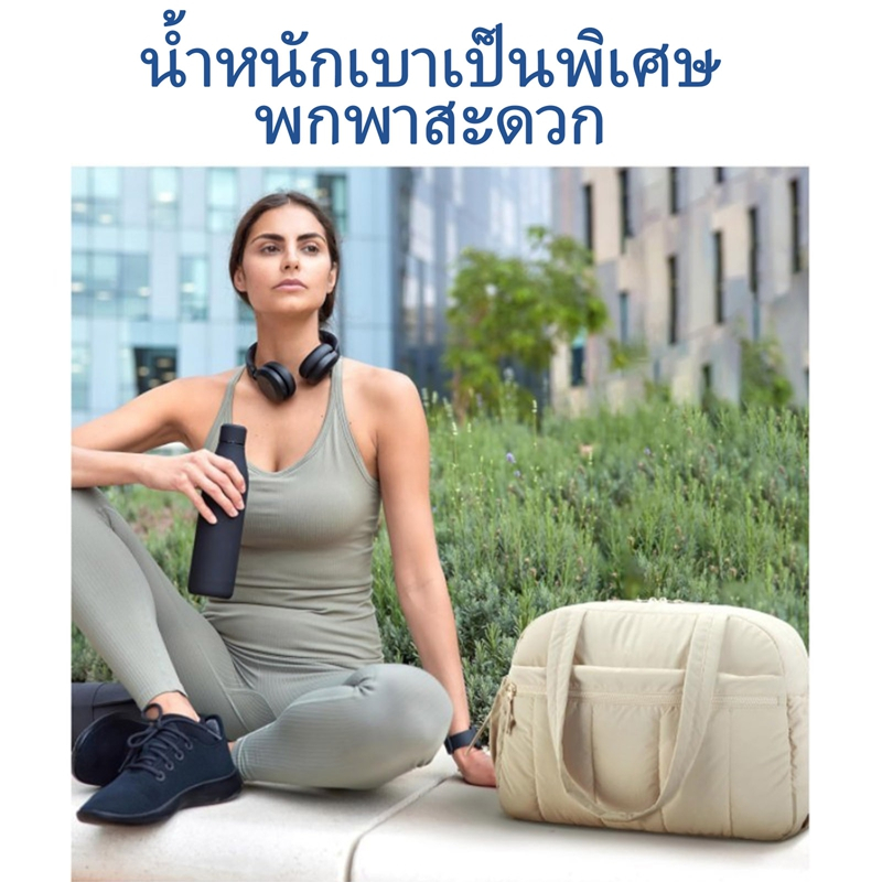 ผู้หญิง กระเป๋าเดินทาง กระเป๋าเดินทาง กระเป๋ายิม กันน้ํา เปียกแห้งแยกช่อง แบกบนขนาด อเนกประสงค์ น้ําหนักเบา ความจุขนาดใหญ่ กระเป๋าฟิตเนส