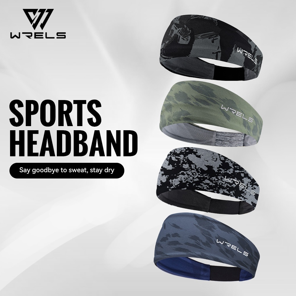 แถบคาดศีรษะสำหรับการออกกำลังกายกลางแจ้ง ระบายอากาศได้ดี และดูดซับเหงื่อขณะวิ่ง