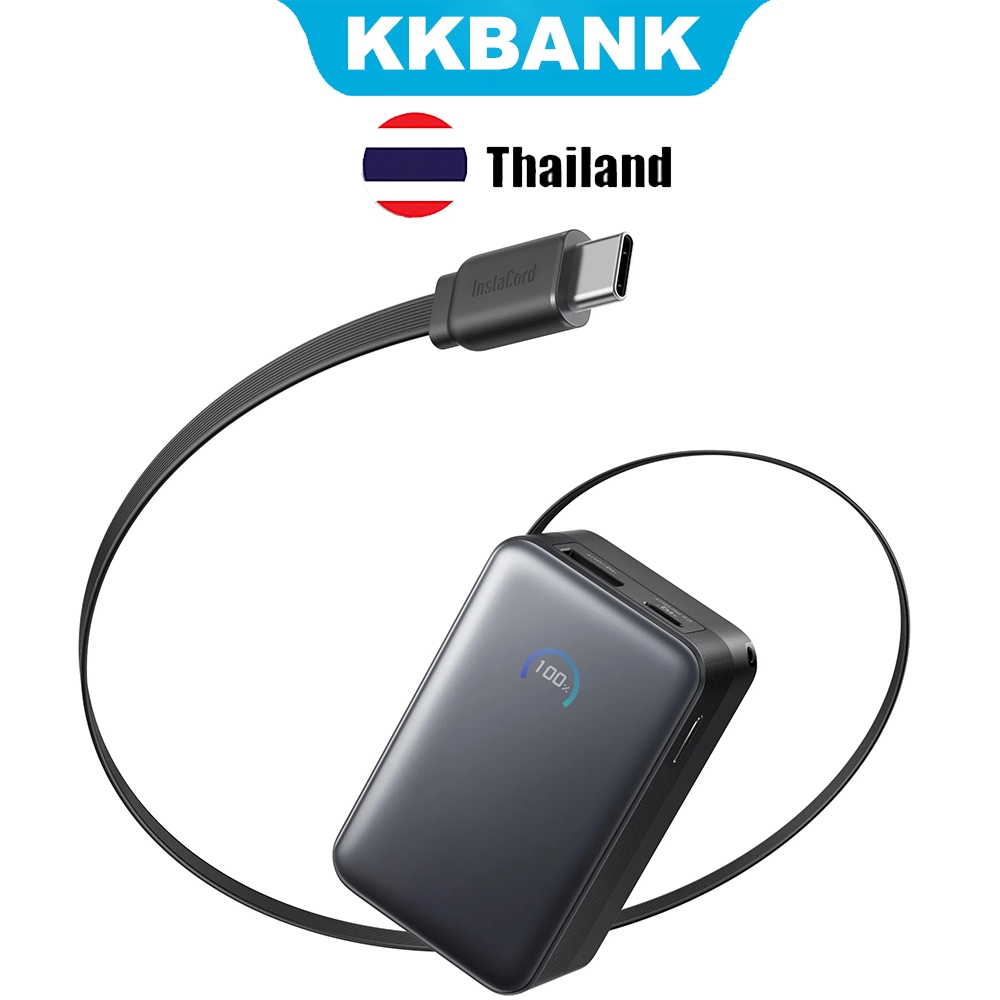 KKABNK By ANKE R 45W 10000mAh Power Bank A1638 S1 พร้อมสายกล้องส่องทางไกลชาร์จเร็วสองทาง
