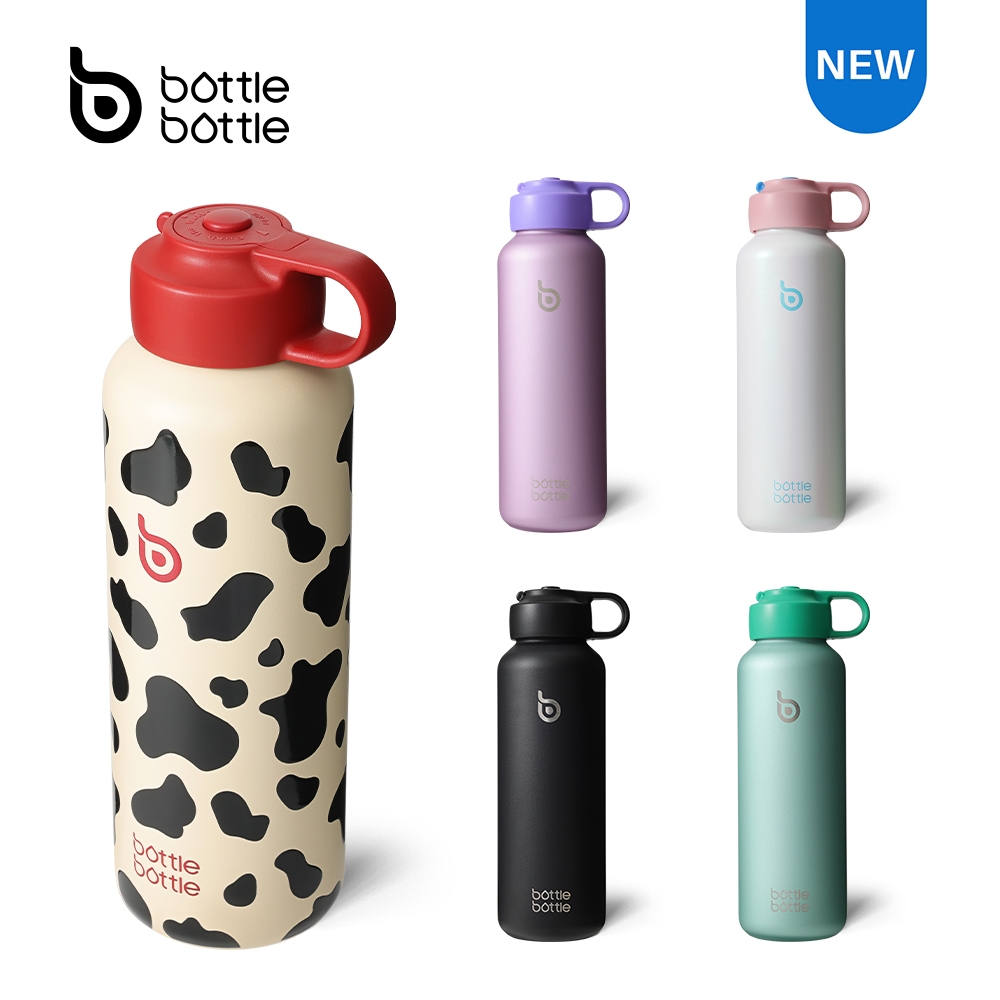 BOTTLE BOTTLE 20oz/600ml ขวดน้ำสแตนเลสสำหรับเครื่องดื่มอัดลม เก็บคาร์บอนไดออกไซด์ได้นานขึ้น ป้องกันการรั่วไหล สำหรับออกกำลังกาย กีฬา การเดินทาง โรงเรียน เย็นนาน 12 ชั่วโมง