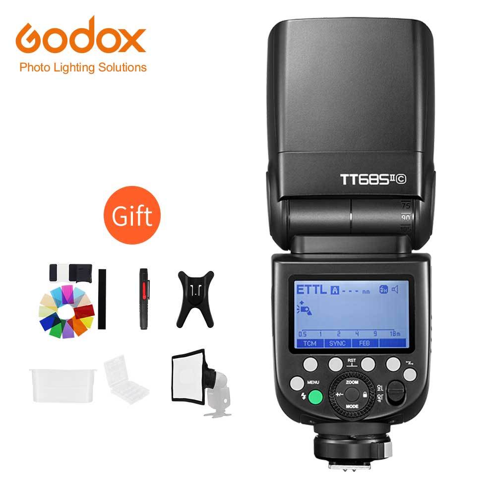 Godox TT685II TT685IIC TT685IIN TT685IIS TT685IIF TT685O TTL HSS กล้องแฟลช Speedlite สําหรับกล้อง