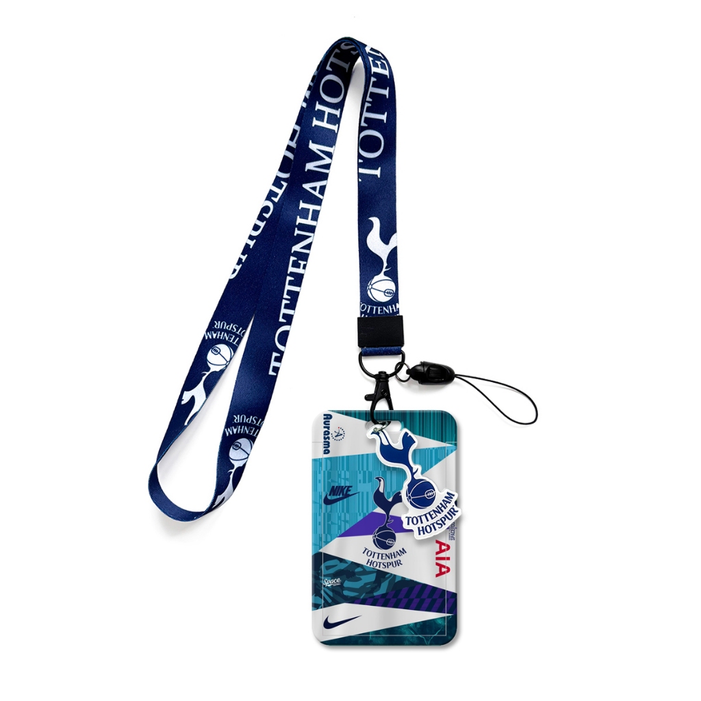 Y&P| สายคล้องคอ Tottenham Hotspur F.C. กีฬา ผู้ถือบัตรนักเรียน ป้องกันการสูญเสีย สายคล้องคอโทรศัพท์มือถือ
