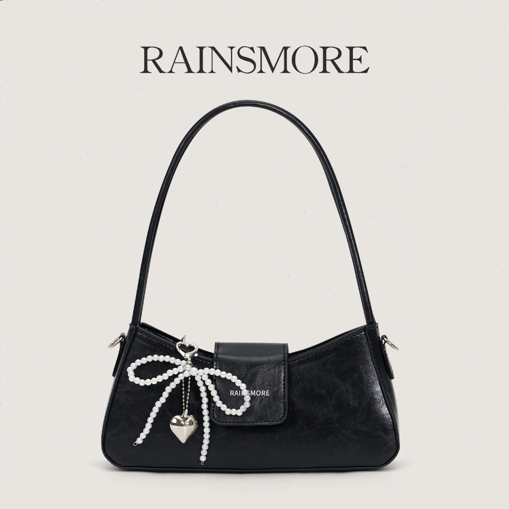 กระเป๋า RAINSMORE รุ่นใหม่ มินิมอล ไปทำงาน สไตล์เกาหลี ออกเดท ฝรั่งเศสระดับพรีเมียม กระเป๋าใต้รักแร้