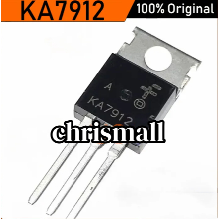 5PCS KA7912 Original TO-220 -12v 1.5a ตัวควบคุมสามทางทรานซิสเตอร์ส่วนประกอบอิเล็กทรอนิกส์โรงงานเดิม