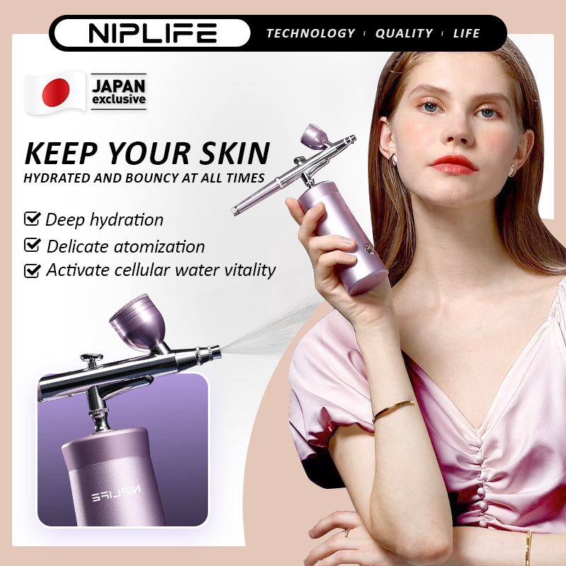 NIPLIFE Nano Mist Sprayer เครื่องทําความชื้นบนใบหน้าแบบพกพา