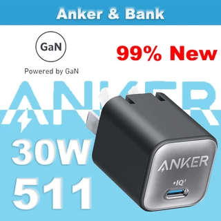 ANK USB C GaN Charger 30W 511 Charger (Nano 3) PIQ 3.0 Folding PPS Fast Charger