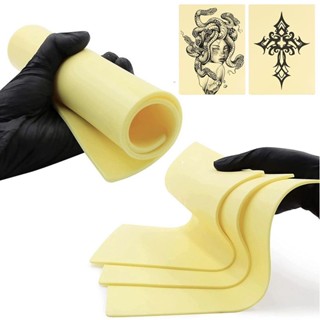 แผ่นหนังเทียมซิลิโคนฝึกหัดสักหนานุ่มสำหรับมือใหม่เรียนสัก