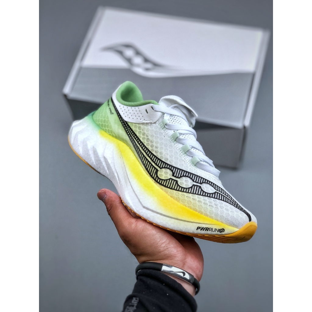 SAUCONY SAUCONY ENDORPHIN PRO Series ผู้ชายผู้หญิงรองเท้าวิ่งกันกระแทกต่ํา